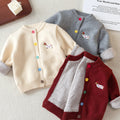 New Year Red Thick Knitted Sweater for Children ~ Winter Style Warm and Soft Top for Boys and Girls Baby Sweater Coat Trendy